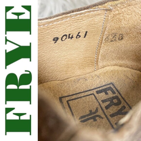 FRYE Billy Urban Cowboy Shootie Leather Slip On Charcoal Brown Gray, Size 6.5 - Picture 12 of 15